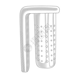 滤茶器茶叶训练员 配有牵引矢量插图插画