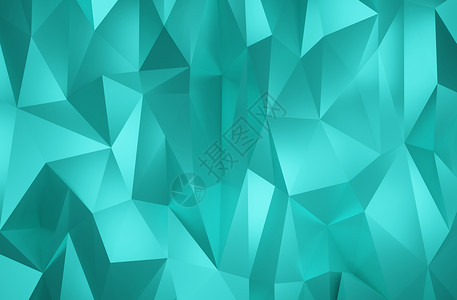 绿色三角形抽象几何图案背景绿色多边形三角背景带来了新的受欢迎度和趋势3D的形成墙纸商业坡度网格钻石三角形艺术横幅辉光蓝色背景