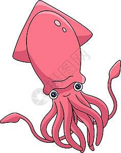 巨人 Squid 卡通彩色剪贴板说明高清图片