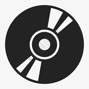 光碟图标白色背景上的 CD 矢量图标 DVD 符号圆圈视频光盘袖珍数据磁盘贮存技术音乐圆形设计图片