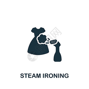 steamSteam 讽刺图标 用于模板 网络设计和信息图的单色简单图标插画