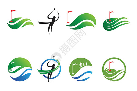 sportGolf Sport 标准与符号矢量图标公司锦标赛竞赛游戏高尔夫球商业俱乐部冠军闲暇球座插画