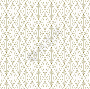 无缝的传统日本装饰品彩色线条网格装饰棕色格子几何学风格打印纺织品激光白色背景图片