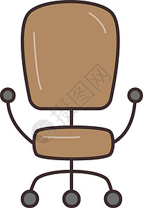 主席 椅子商业经理插图招聘职员网络商务人士员工办公室背景图片