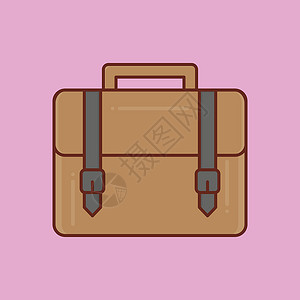 行李旅游手提箱手提包公文包网络标识运输插图艺术旅行背景图片