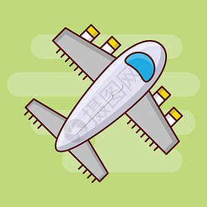 飞机飞机场空气翅膀喷射商业插图货物运输航班航空背景图片