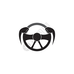 车轮转动幻灯片方向盘矢量说明图标标识标志徽标模板交通卡车速度控制运动司机插图汽车驾驶系统设计图片
