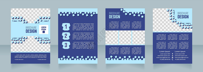 数学课程空白小册子设计手册设计背景图片