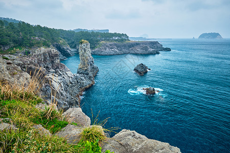 石头海岸夏天地标高清图片