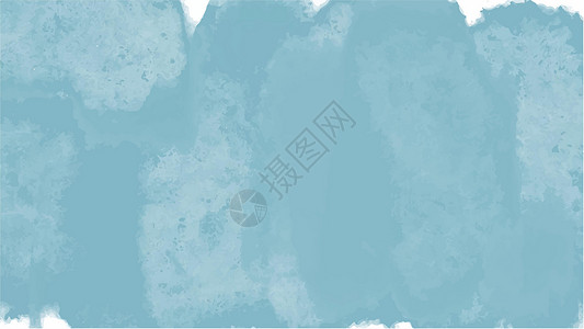 蓝色宣传单纹理背景和 web 横幅设计的蓝色水彩背景天气艺术天空墨水刷子插图传单日光海报创造力插画