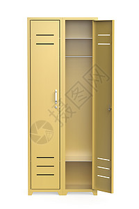 黄金属储物柜背景图片