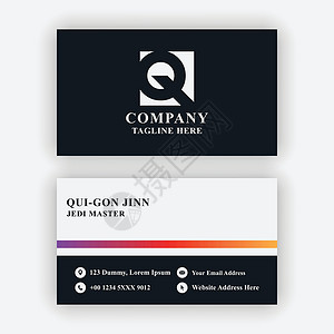 公司名片模板名卡设计模板界面名片身份公司商业书写创造力传单推介会两面性设计图片