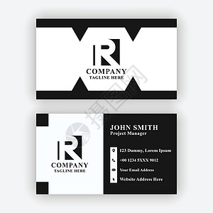 公司名片模板名卡设计模板工具打印标签名片公司界面联系人电话创造力两面性设计图片