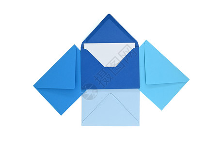 空白白卡的蓝色蜂窝互联网电子邮件卡片网络白色邮政邮寄商业地址邮件背景图片