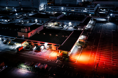 专用车Keihin工业区交通图像背景