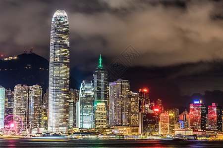 康塔克坦加本香港岛大城市高清图片