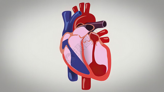 血氧交换将血液换为心脏蓝色塑料圆圈毛细血管篮子交换脉动扫描娱乐静脉背景