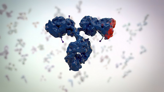 典型的抗体分子结构 反体和氨基酸化学抗原宏观氨基免疫学技术诊断药品多肽单抗背景图片