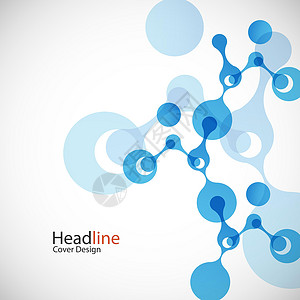 矢量网络连接概念设计公式数据科学电脑化学生物技术圆圈互联网细胞背景图片
