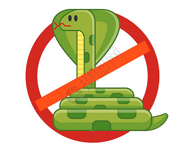 蛇被禁 有毒危险的定义 咬牙解药插画