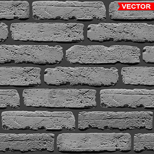 真实的深灰砖墙纹理背景房子装饰石头石工正方形长方形白色插图建筑学石膏背景图片