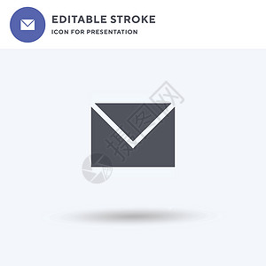 电子邮件徽标电子邮件图标矢量 填充平面符号 在白色上隔离的实心象形文字 徽标插图 用于演示文稿的电子邮件图标通讯互联网技术垃圾邮件按钮下载文设计图片