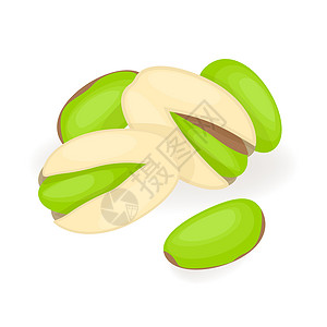 巴西坚果平板式的Pistachios 产品设计坚果 罐壳中的Pistachios 矢量说明 印刷品 包装和印章设计图片