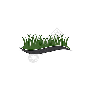 草草标志环境卡通片生活植物商业草地花园插图芦荟生态背景图片
