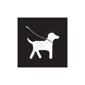 小猎犬狗狗图标宠物夹子插图艺术耳朵朋友动物食物兽医符号插画