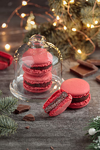 饼干圣诞节颜色甜的可口的高清图片