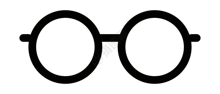 放大玻璃光影图标 矢量插图眼镜太阳镜眼睛镜片背景图片