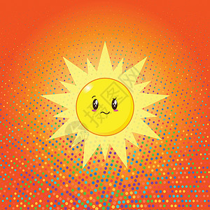 可爱和可敬的太阳漫画Emoji美工设计宿醉插图漫画快乐男人乐趣符号表情社交喜悦背景图片