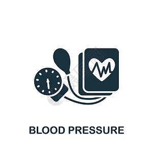 血压计图标生活速度高清图片