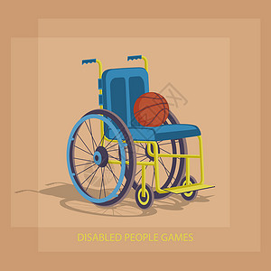 残疾人体育比赛背景图片