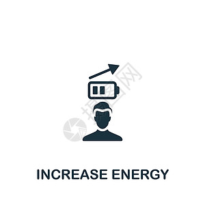 进口火参果增加能源图标 单色简单健康生活方式图标 用于模板 网络设计和信息资料图等功能设计图片