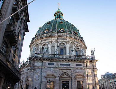腓特烈教堂教会美丽的高清图片