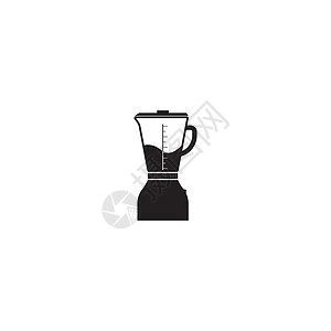 搅拌机图标果汁电气标识工具烹饪榨汁机机器混合器厨房玻璃背景图片