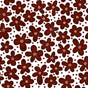 宾迪马萨拉手画无缝花卉图案 用中性蜜蜂背景的布贡迪马萨拉花朵绘制 优美的红色黑白叶花瓣开花作为纺织包装纸 夏季秋天婚礼设计以最起码的方式进背景