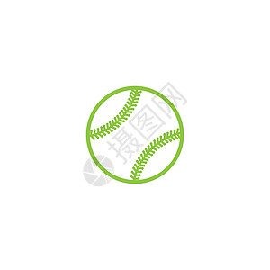 垒球投手棒球图标竞赛团队玩家网络闲暇击球面糊运动沥青插图设计图片