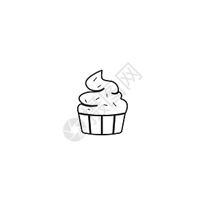 松饼 ico邮票蓝色奶油饼干小吃甜点橙子巧克力糕点纪念日背景图片