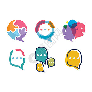 气泡会话框发声泡沫艺术话框空白插图气泡电子邮件思考风俗讲话团体插画