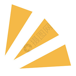 生气符号代表一个人情绪的强调标记 黄向量 - 黄色向量插画