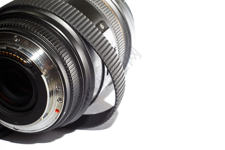 SLR 照片镜头(橡胶环) 拉长了一段时间 橡皮圈高清图片