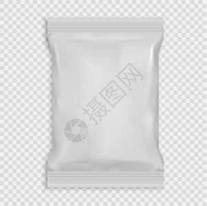 药品袋现实的白色白板模版包装湿巾塑料饼干挫败胡椒零售化妆品药品压板商品小吃插画