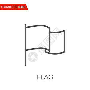 旗旗矢量图标横幅收藏按钮白色圆形国家插图指针网络锦旗背景图片