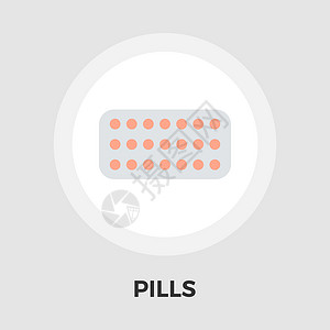 避孕药矢量平面 ico制药药剂怀孕水疱医生治疗插图剂量艺术抗生素设计图片