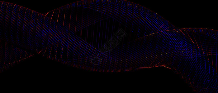 3D金属闪亮蓝光灯旗底壁纸 3D 插图说明(三维)背景图片