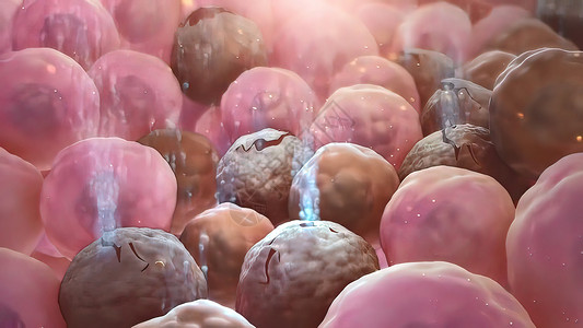 铝膜气球破坏3D医疗室施肥生殖药品胎儿生长怀孕生活显微镜卫生克隆背景