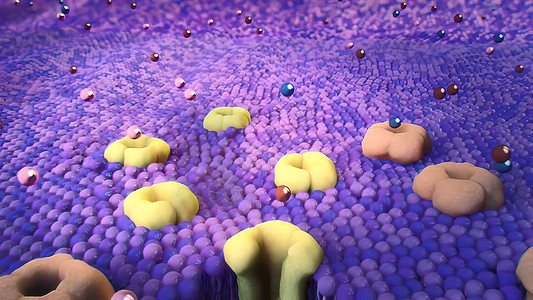巨噬细胞入室牢房的Ion 频道荷尔蒙生活生物学药品渠道细胞质医疗液体微生物学插图背景