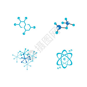 蛋白质化学分子日志技术细胞粒子生物学公式标识实验室化学原子药品插画